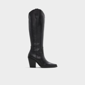 Nevada Western knee-high boot - Black