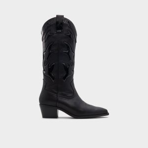 Nebraska Mid-calf western boot - Block heel