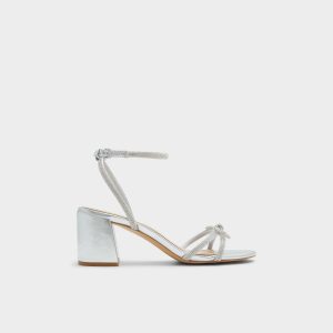 Bouclette Strappy heeled sandal - Block heel