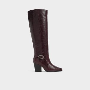 Saddle Knee-high boot - Block heel
